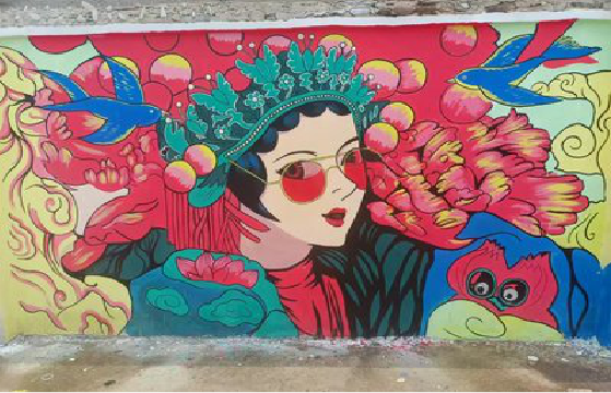 衡南墙体彩绘-网红墙