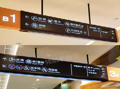 衡南如何通过商场标识牌引导客流分布？