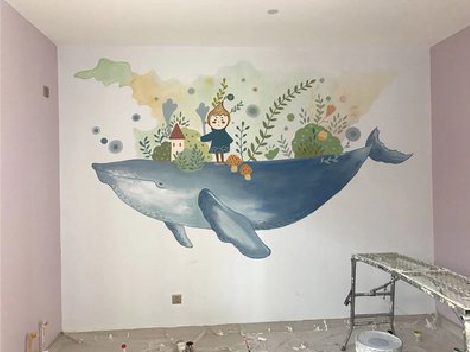 衡南手绘墙的特点及优势。