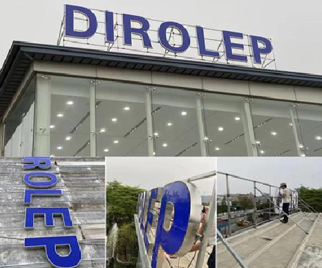 衡南楼顶发光字安装的注意事项。